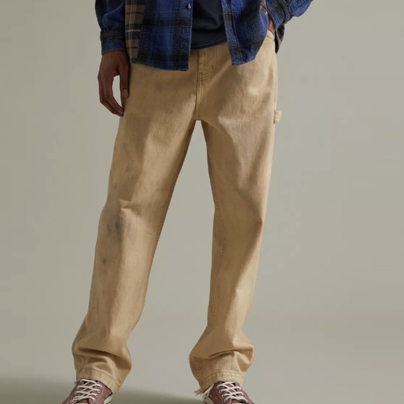 33x32 Urban Outfitters Men’s Carpenter Jean Distressed Dirty - Picture 3 of 16